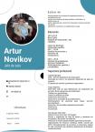 Curriculum de Artur Novikov